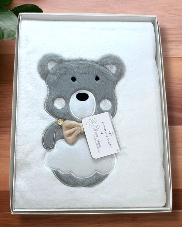 Coperta per carrozzina 75x100 - NG-443 dis.2 BEAR