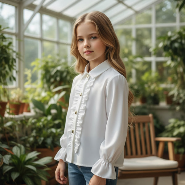 Camicia con bottoni cuore - 57.08