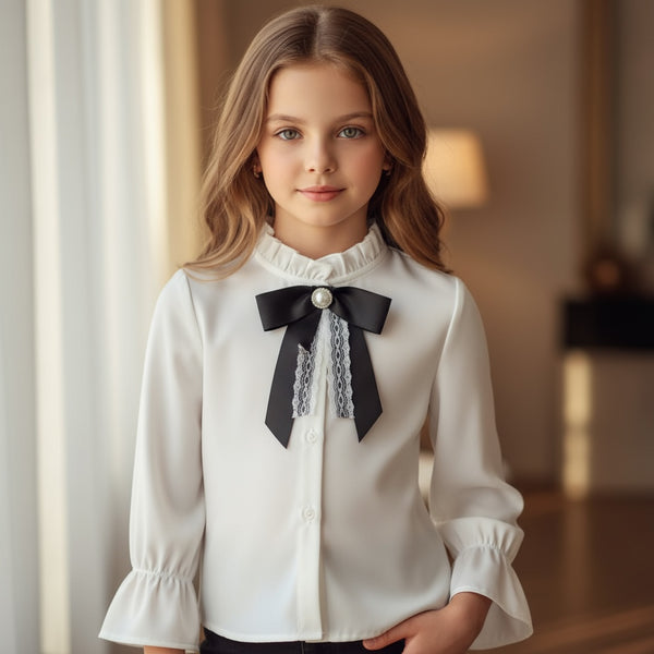 Camicia con fiocco - 9937