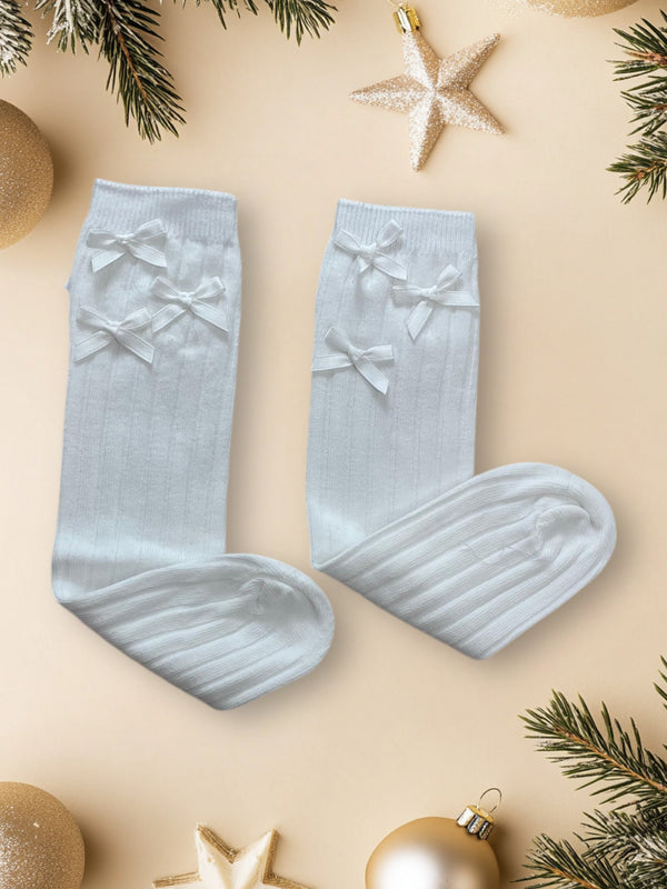 Calzino fiocchetti tg unica - CALZINO FIOCCHETTI