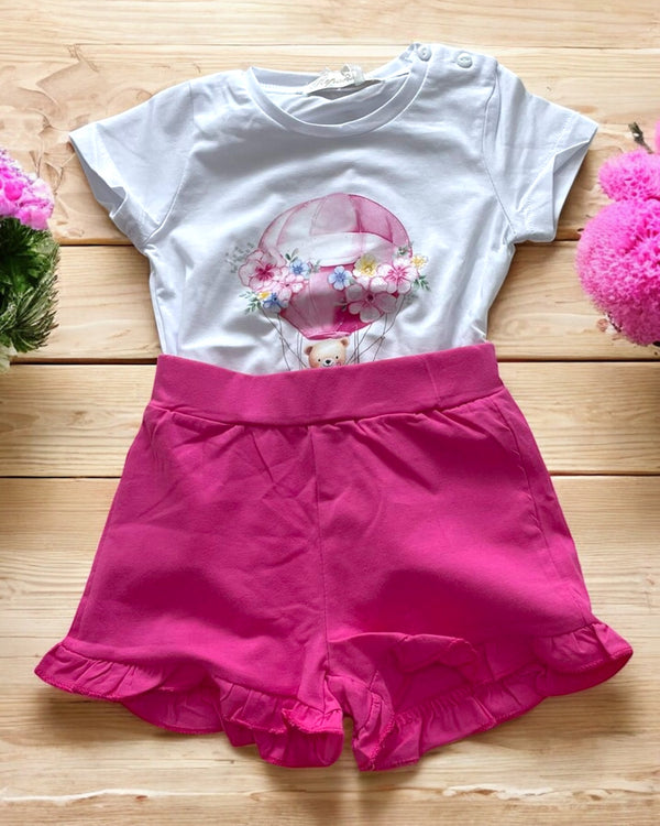 Completo 
T-shirt con stampa;
Shorts. - RW-2674