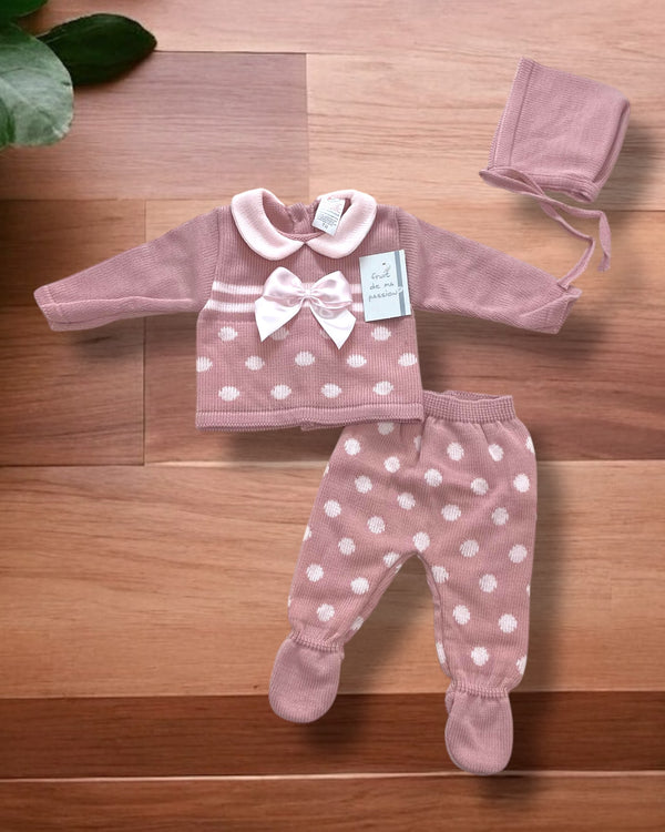 Coordinato nascita
Maglia 
Pantalone e cuffietta - 24/2110