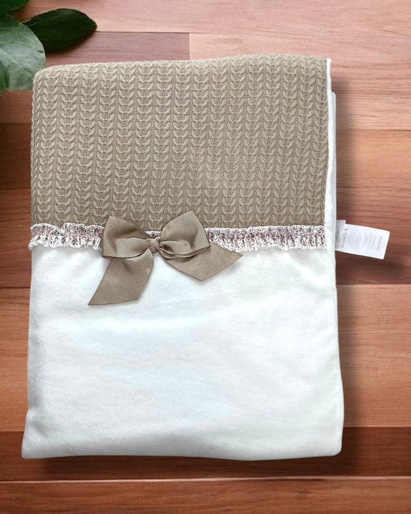 Piumoncino per carrozzina con fiocco - NG-2230 dis.30