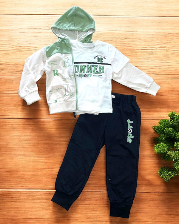 Tuta 3pz
Felpa con zip
T- Shirt
Pantalone - FY-1017