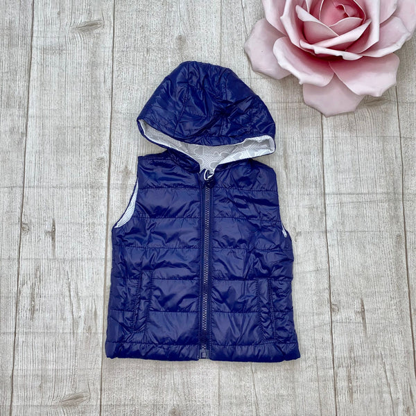Gilet Smanicato double-face con cappuccio - X-7209