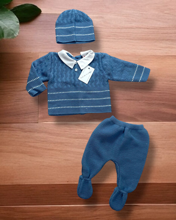 Coordinato in lana + cuffia - 1600