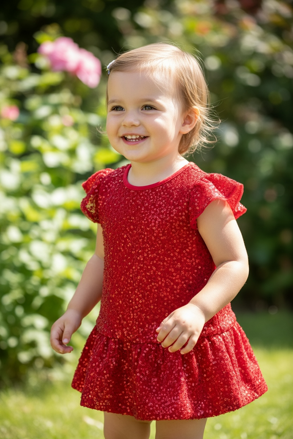 Vestitino in pailettes - C-5754