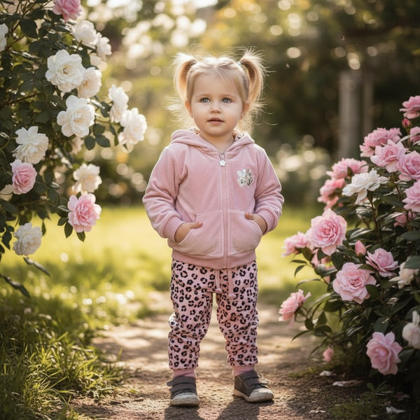 Tuta 2pz 
Felpa con cappuccio 
Pantalone maculato - AF2583