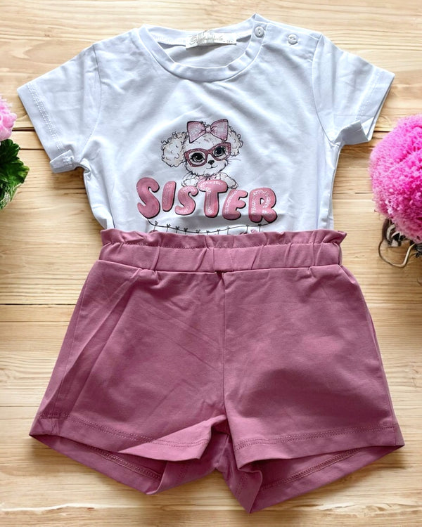 COMPLETO 
T-SHIRT
PANTALONCINO CORTO I TESSUTO MORBIDO - RW-2676