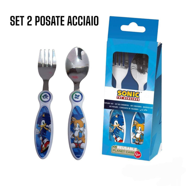 Set posate acciaio Sonic - 66/24 SONIC