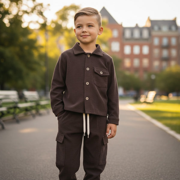 Coordinato 
Camicia + Pantalone con tasconi - 25401