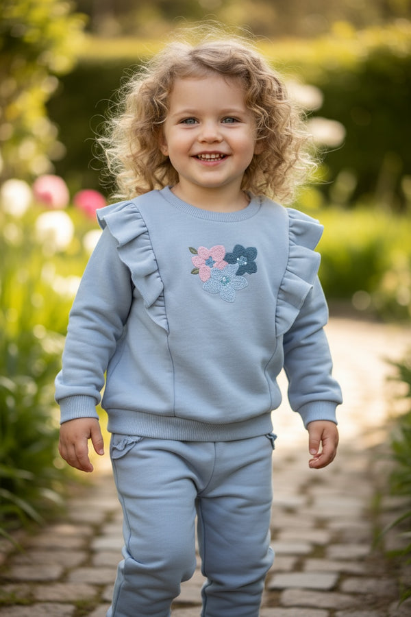 Tuta flower
Felpa girocollo con voilant
Pantalone - B-e578