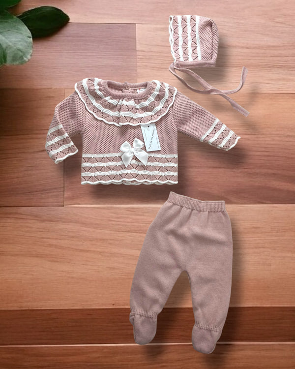 Coordinato in lana + cuffia - 1052