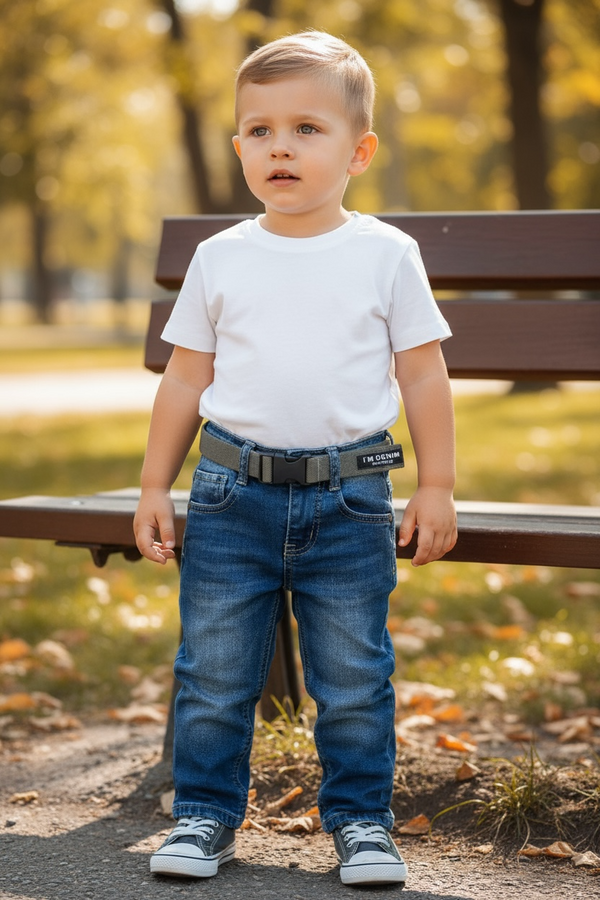 Jeans con cintura - N-6201