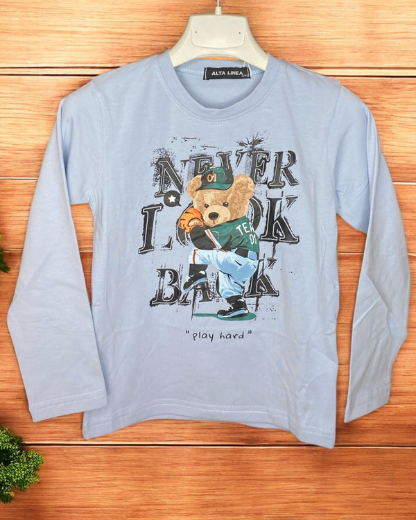 Maglia girocollo orso - XBO-1098