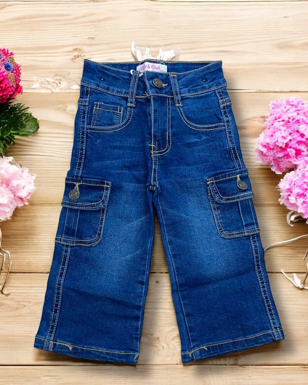 Jeans con tasche laterali - T307
