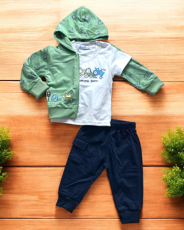QZ-2052 - Tuta 3pz
Felpa
T-shirt
Pantalone