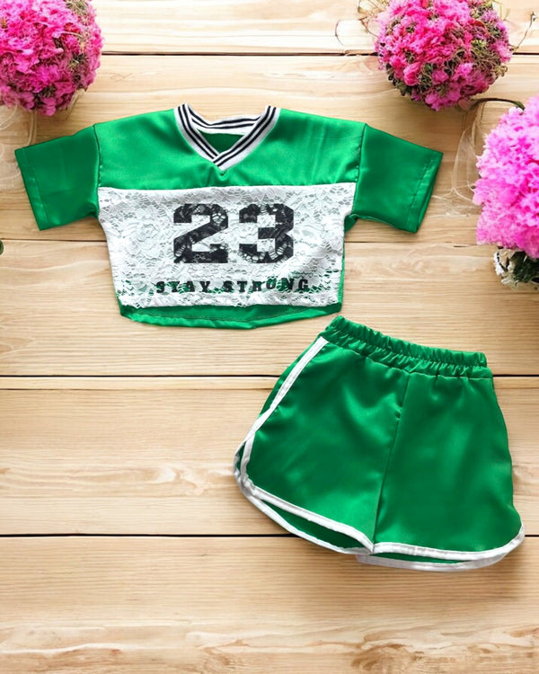 COMPLETO
T-SHIRT IN PIZZO
SHORTS - 3196