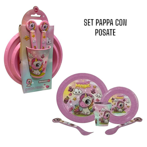 Set pappa unicorno 3pz - 91584 UNICORNO