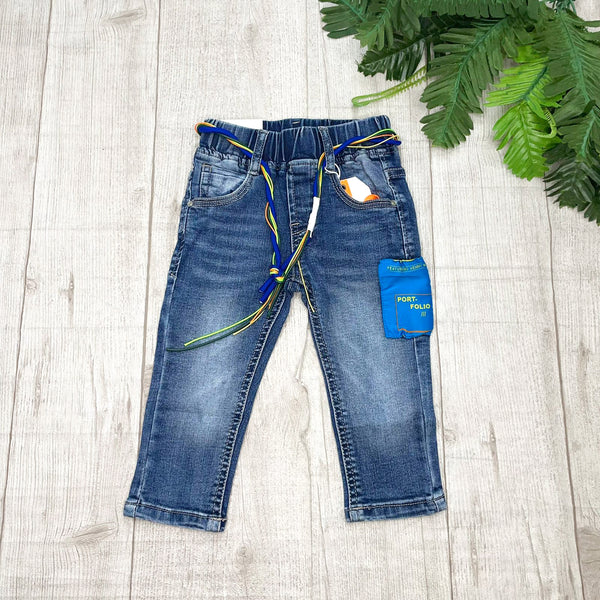 Jeans con catena laterale - HJ-1917