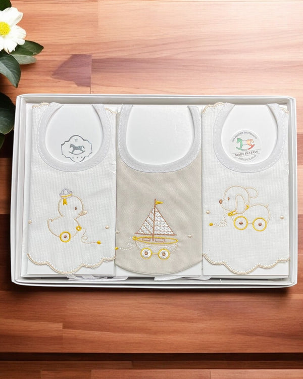 Set bavette 100% cotone - 305 DIS.423