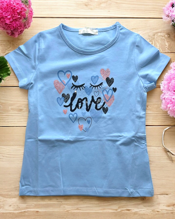 T-shirt cuoricini - SR-931