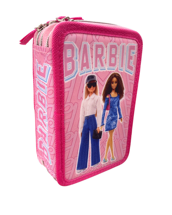 Astuccio 3 zip Barbie - 690723