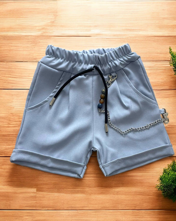 Pantalone corto moda in tessuto morbido - 0545