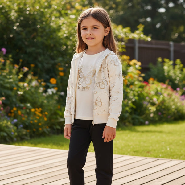 Tuta butterfly
Felpa con farfalle
T-shirt con stampa
Pantalone - BK771