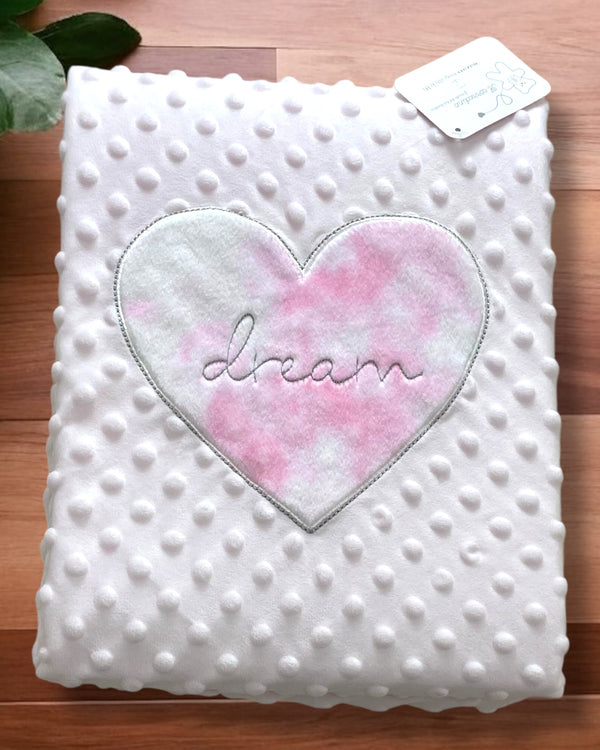 Coperta culla double-face 110x140cm - NG-4832 dis.3 LOVE