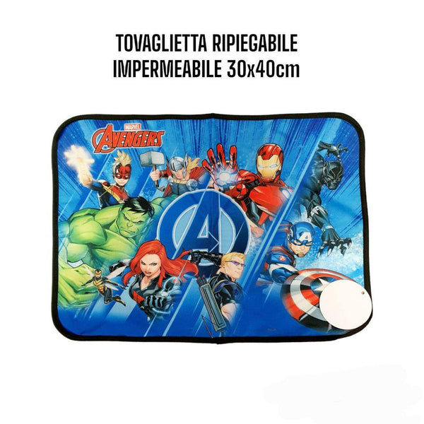 Tovaglietta ripiegabile impermeabile Avengers - TV15AV AVENGERS