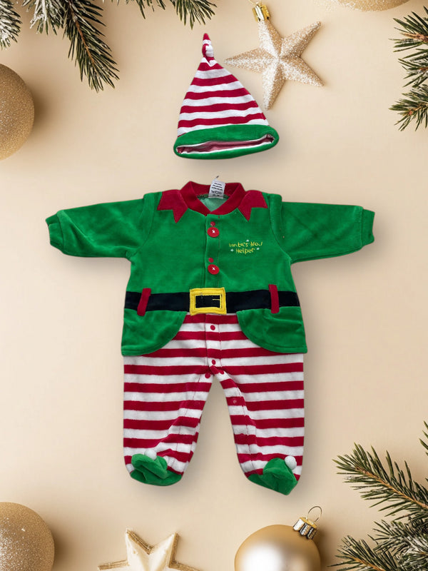 Tutina intera Natalizia piccolo elfo - S112/4