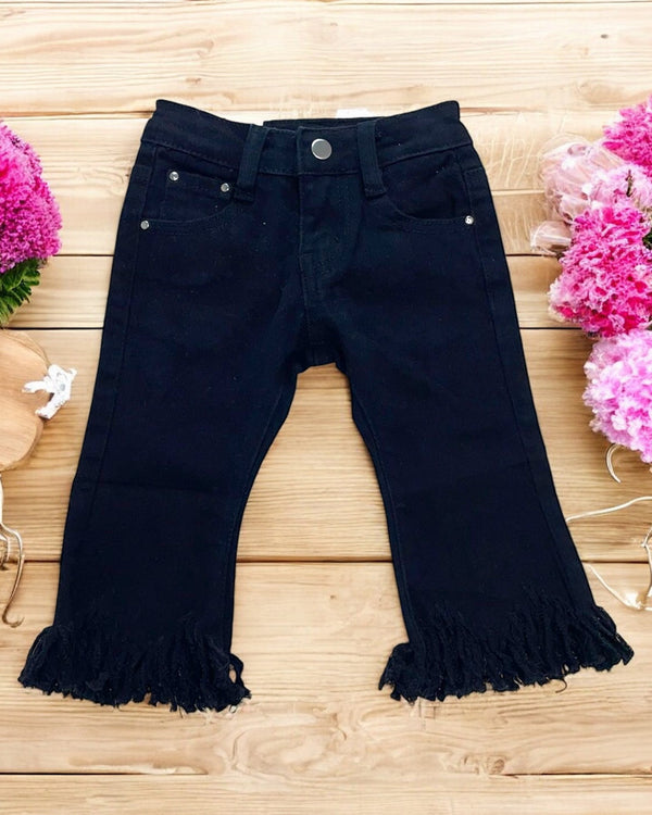 Jeans con frange - 7221#