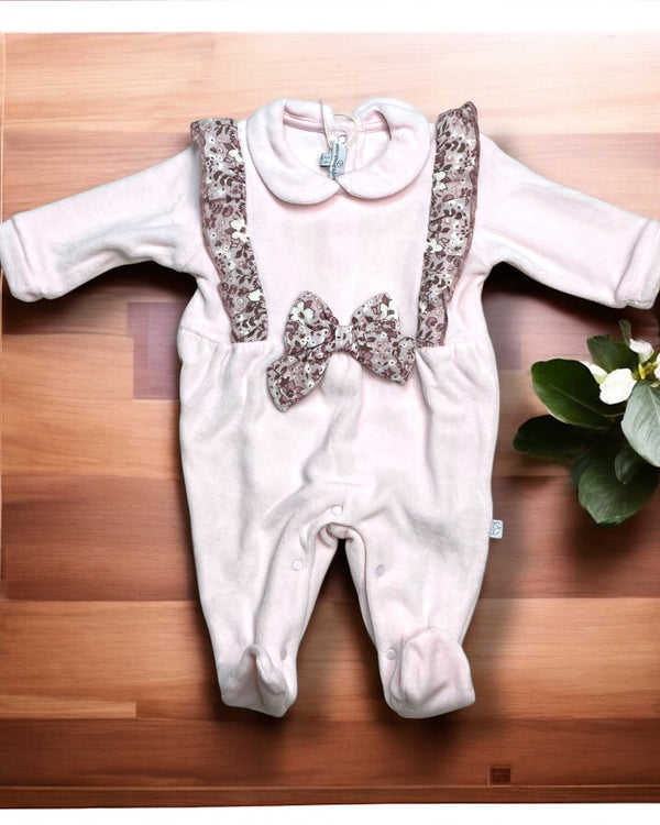 Tutina Flower con fiocco in rilievo - NG-2210 dis.37