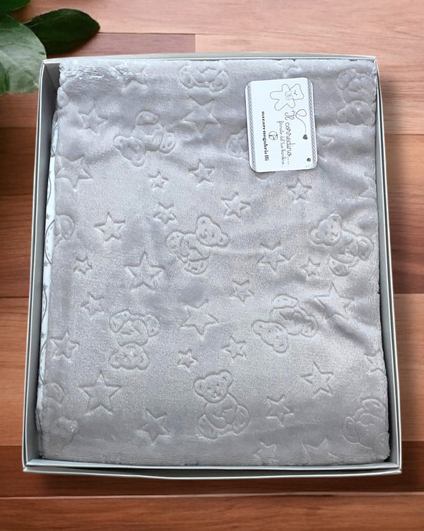 Coperta pile 3D double-face 75x100 - NG-4739 dis. STELLE