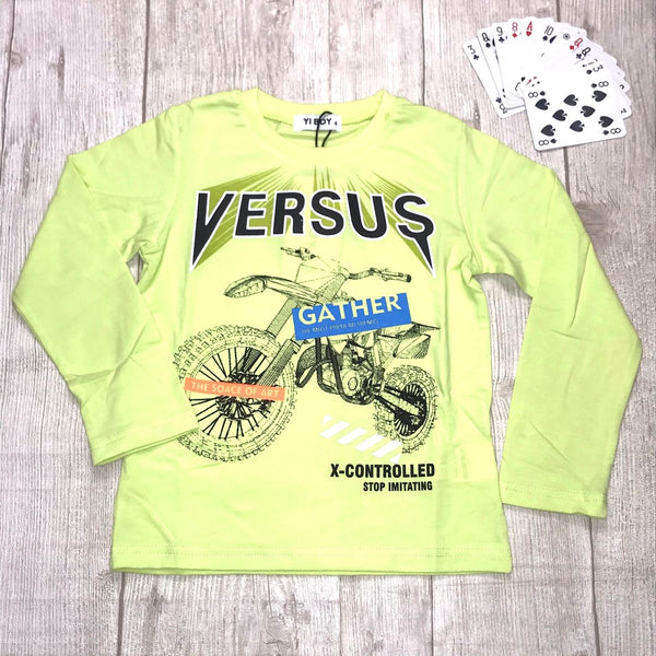 maglia girocollo con stampa - YL-944
