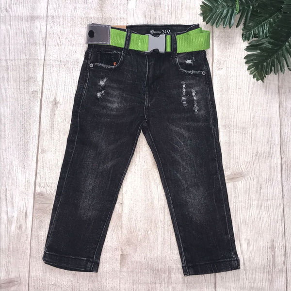 Jeans con cintura in vita. - HJ-6304