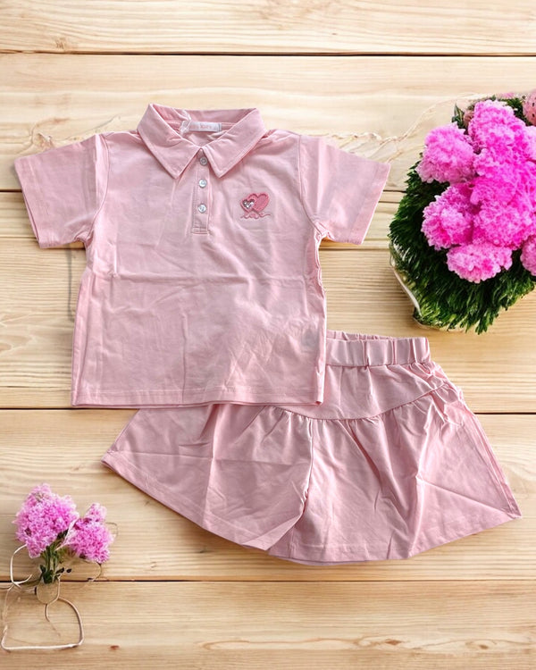 Completo polo e gonna-pantalone, - C-5852