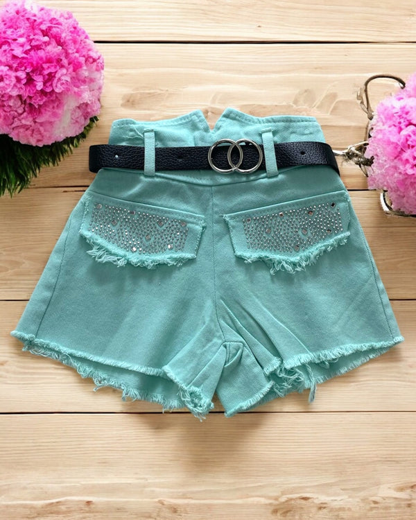 Shorts con cintura in vita - 279M