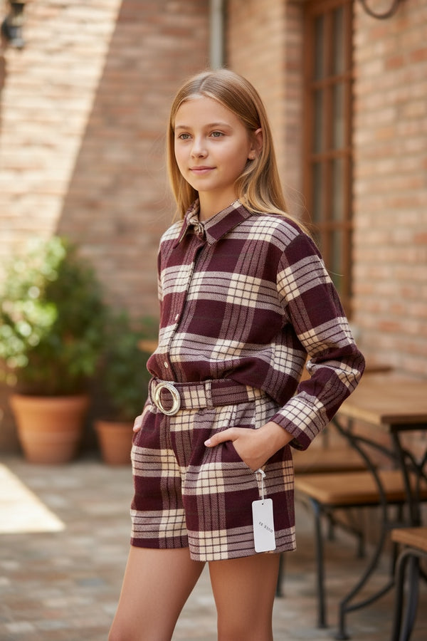 Completo a quadri
Camicia + Shorts - 25393