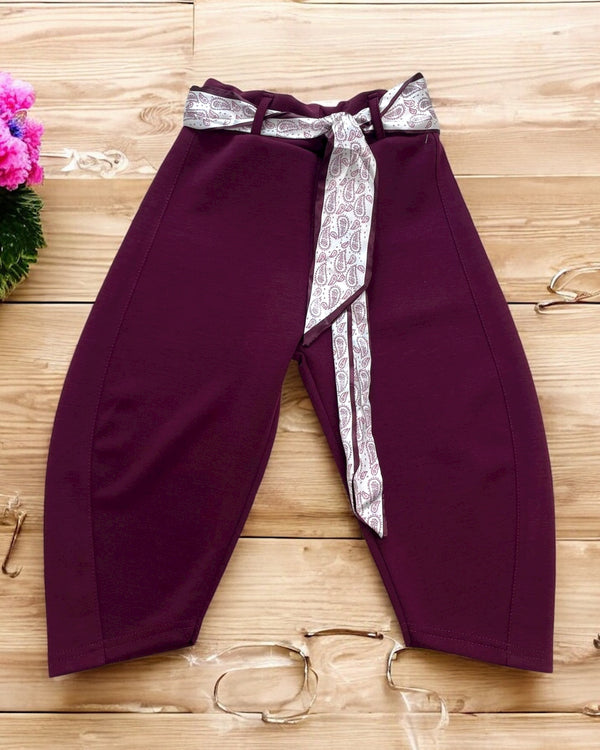 Pantalone con cintura in vita - 25357