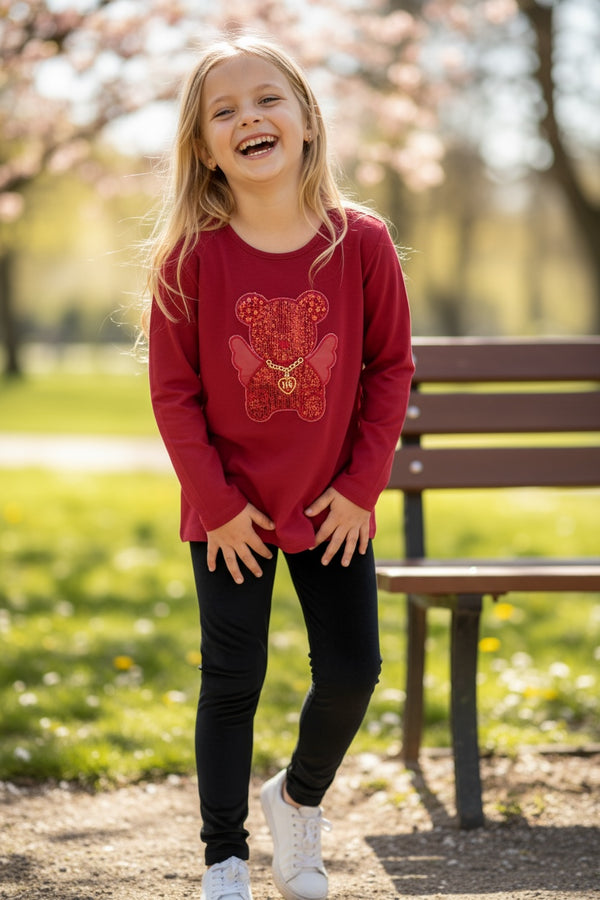 Completo teddy con leggings - SR1017