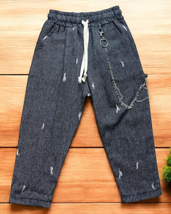 Pantalone moda effetto jeans - 5029N