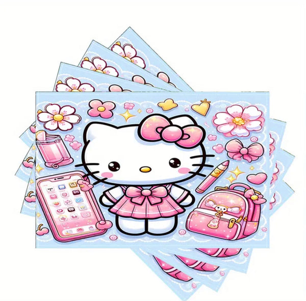 Tovaglietta Hello Kitty in tela aida - TOVAGLIETTA  KITTY