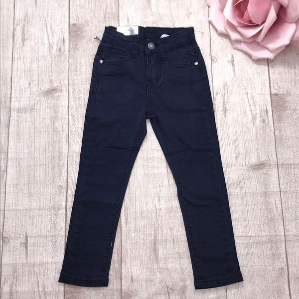 Pantalone in tessuto tinta unita - 7307#