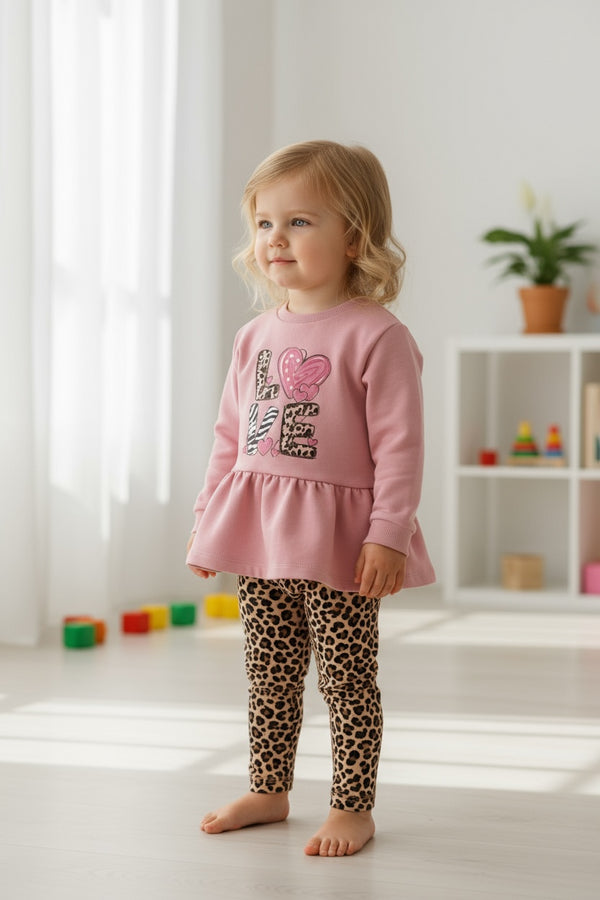 Completo
Max Felpa LOVE
Leggings animalier - B-e579