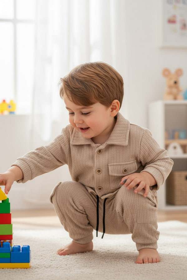 Coordinato
Camicia 
Pantalone con tasconi - 05126