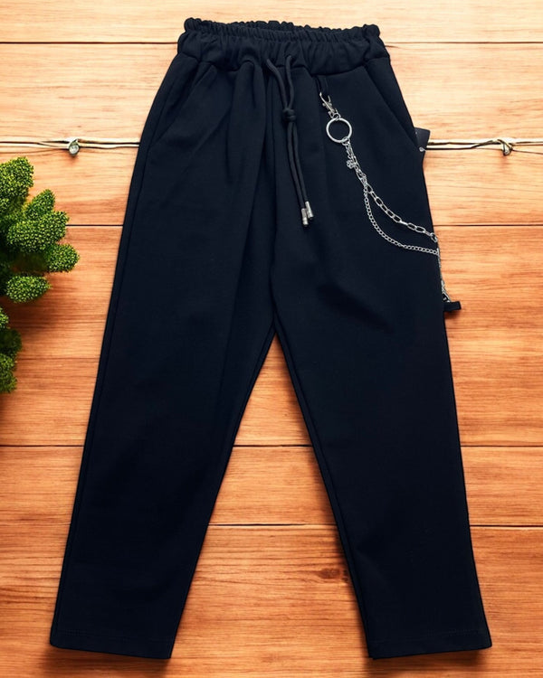 Pantalone con catena laterale - P.1010