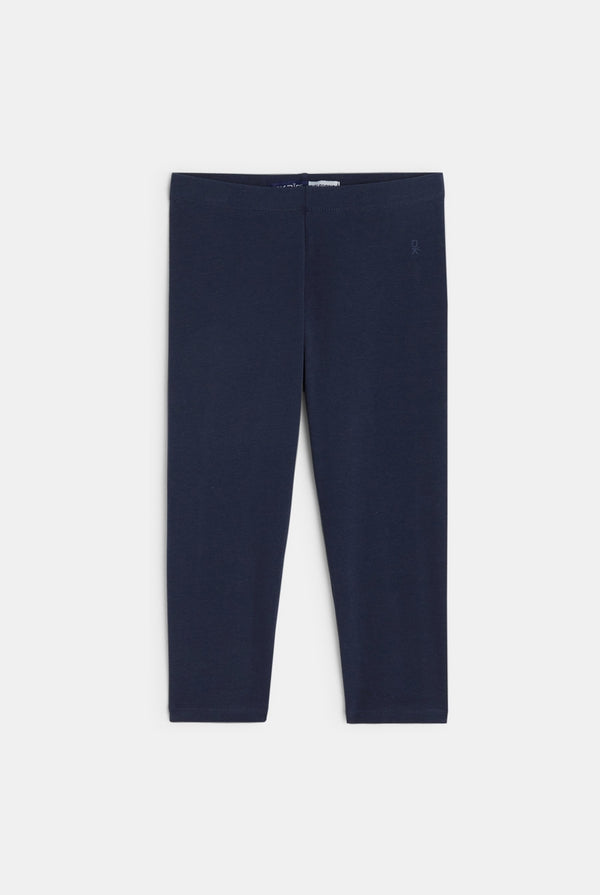 Leggings corto da bambina - Blu Scuola - Y-8633