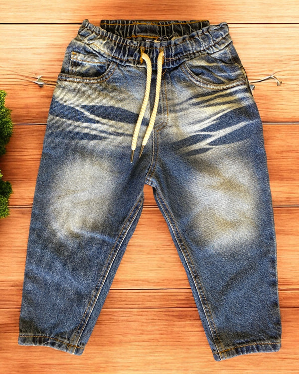 Jeans moda con elastico in vita - 81121